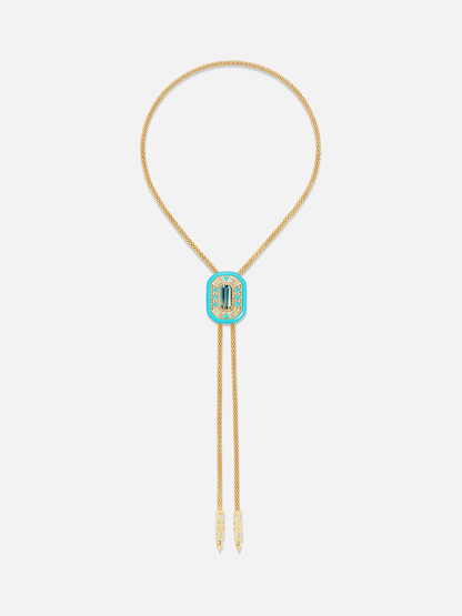 Sierra Bicolor Tourmaline Bolo Necklace 8.67ct