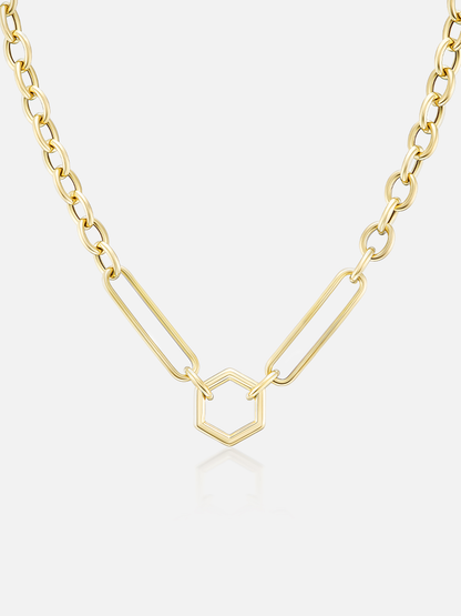 18" Stirrup Cable Chain Hexagon