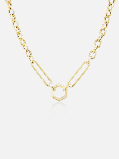 18" Stirrup Cable Chain Hexagon