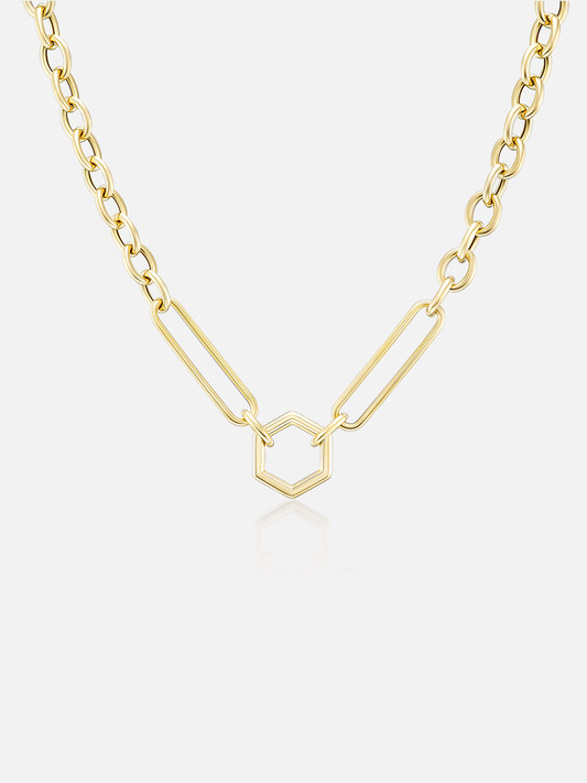 18" Stirrup Cable Chain Hexagon