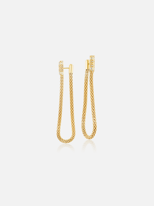 Lasso Chain Earrings