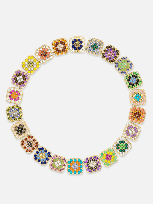 Granny Squares "Eleanor" Necklace