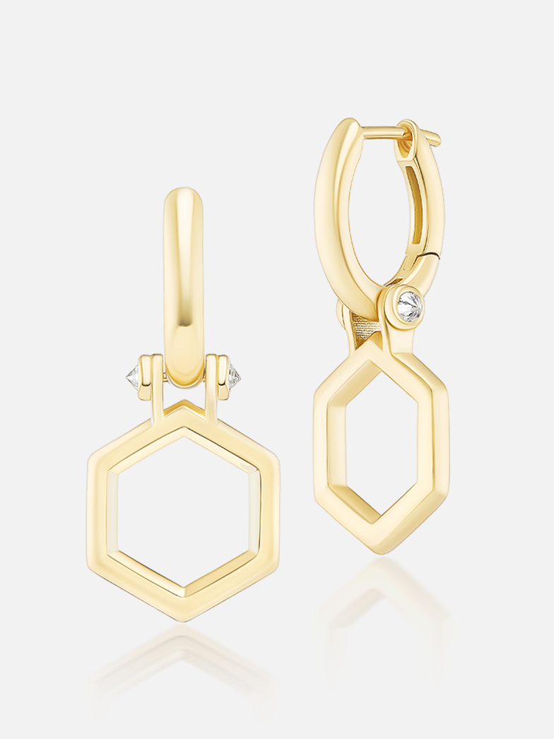 Foundation Huggie Earrings