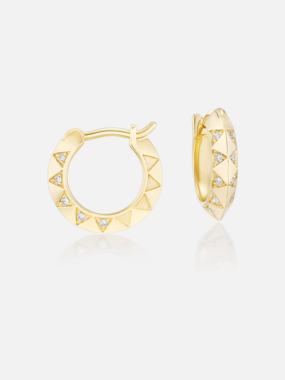 1/2" Skinny Talisman Hoops