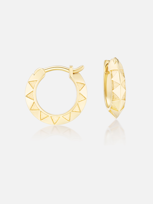 1/2" Skinny Talisman Hoops