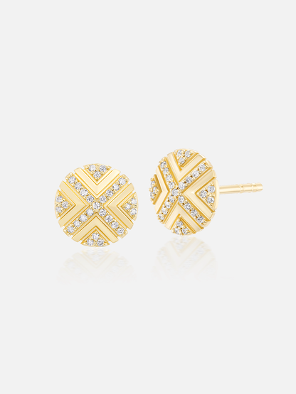 Masego Knife Edge Stud Earrings