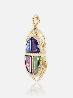 Major Scarab Pendant Multi-Color