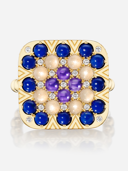 Granny Squares "Martha" Ring