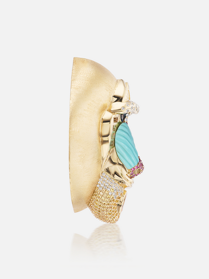 Mandril Brooch
