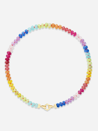 18" Rainbow Quartz Foundation Necklace