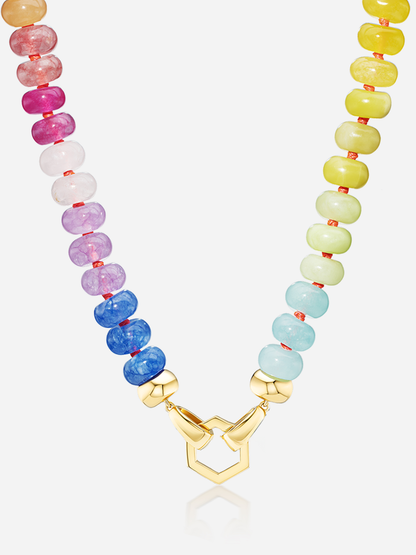 18" Rainbow Quartz Foundation Necklace