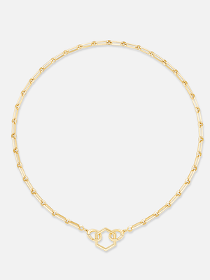 18" Knife Edge Link Chain Necklace
