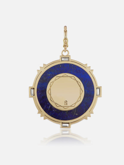 Knife Edge Letter Medallion, "G"