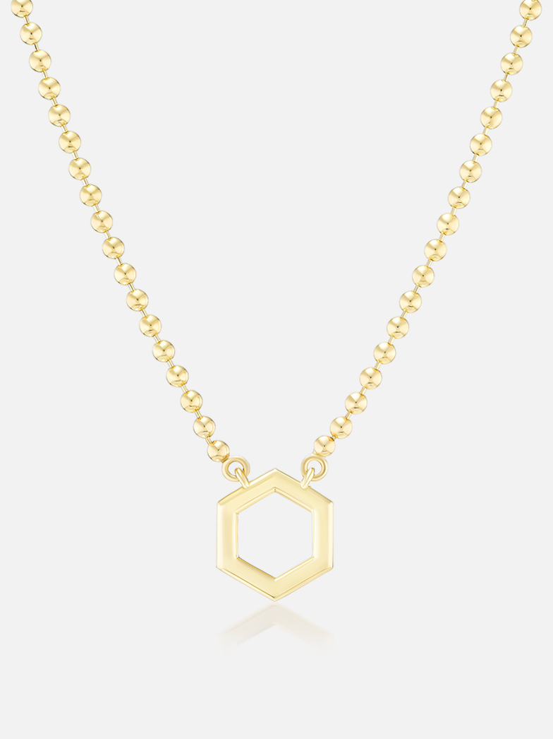 18" Mini Hexagon Foundation Ball Chain