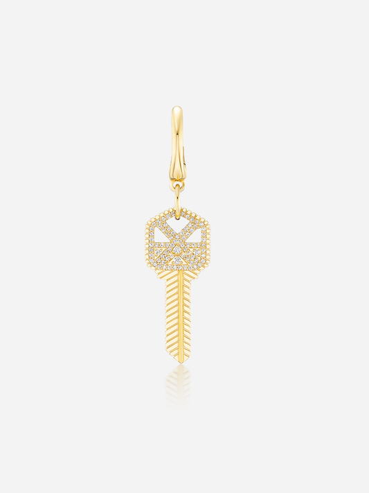"Key to the Pied-à-terre" Mini Charm Pendant