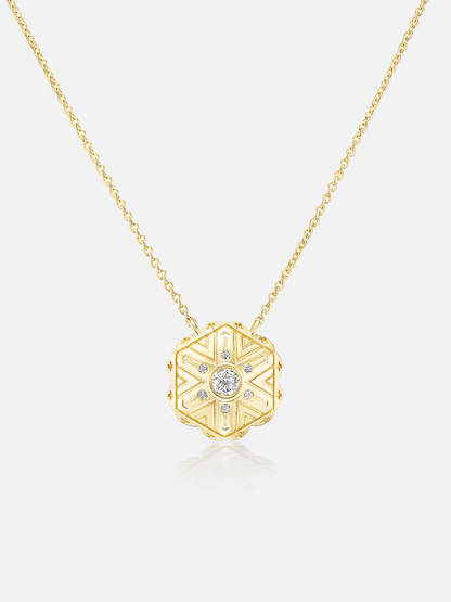 Mini Concho Pendant Necklace