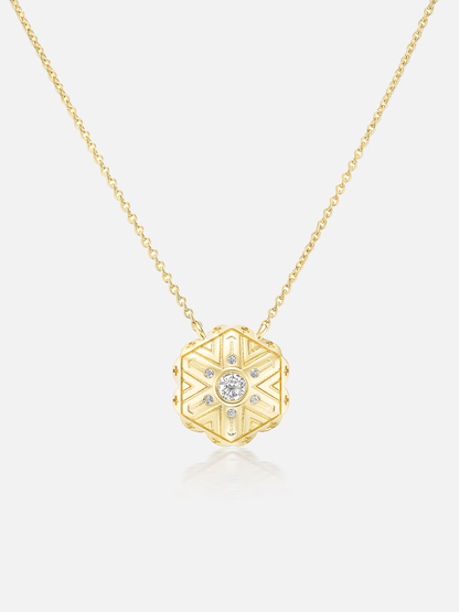 Mini Concho Pendant Necklace