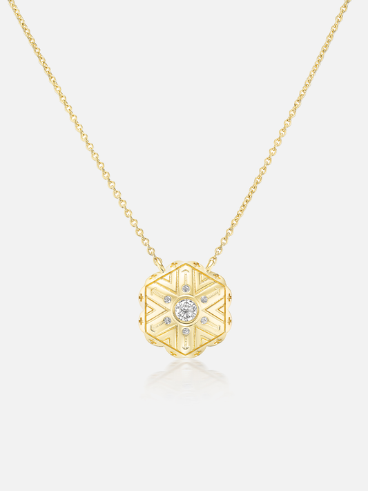 Mini Concho Pendant Necklace