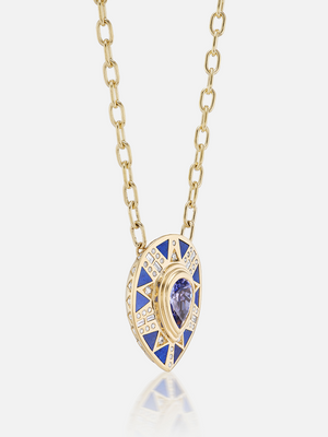 Cleopatra's Tear Pendant Necklace Tanzanite MCM