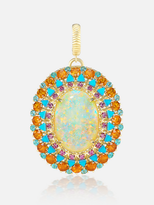 Supernova Opal Pendant OOAK MCM