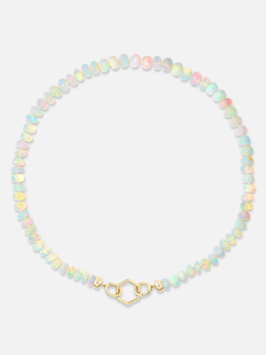 18" Open Bail Opal Bead Foundation Necklace