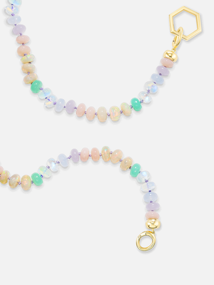 18" Open Bail Pastel Bead Foundation Necklace