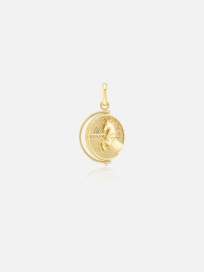 Heads or Tails Coin Pendant