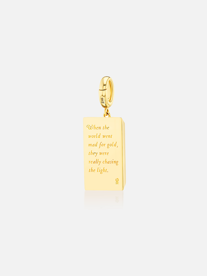 Fine Gold Bar Charm