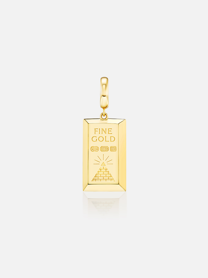 Fine Gold Bar Charm