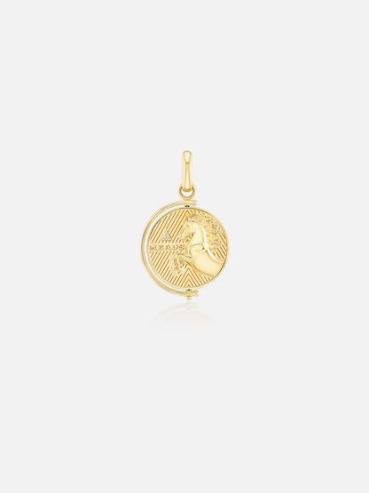 Heads or Tails Coin Pendant