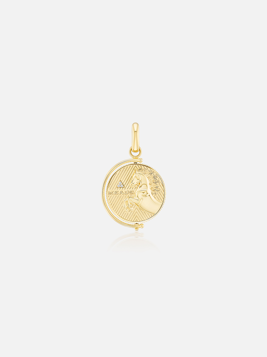 Heads or Tails Coin Pendant