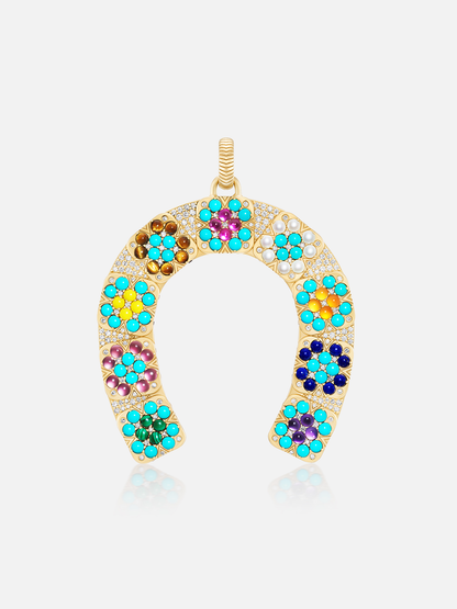 Lucinda Horseshoe Pendant