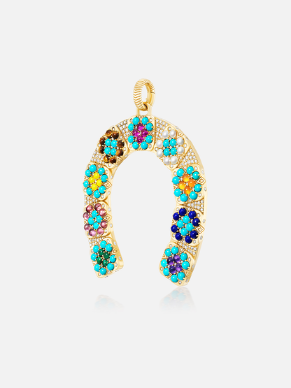 Lucinda Horseshoe Pendant
