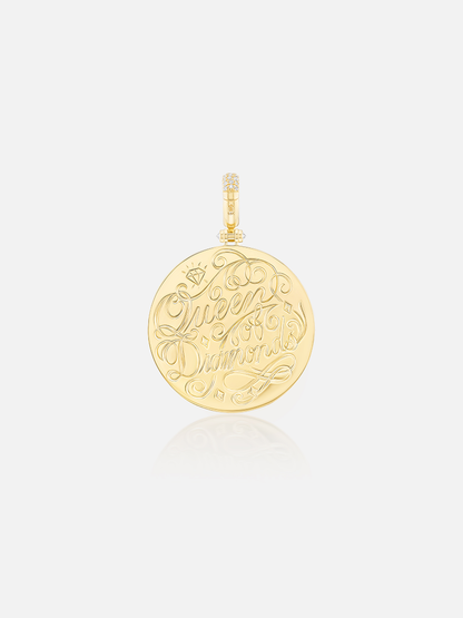 Queen of Diamonds Medallion