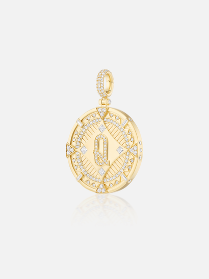 Queen of Diamonds Medallion