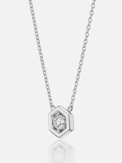 16-18" Hubba Pendant Necklace Diamond