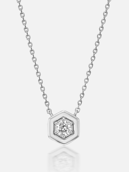 16-18" Hubba Pendant Necklace Diamond