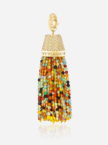 "Privacy Please" Keychain Tassel
