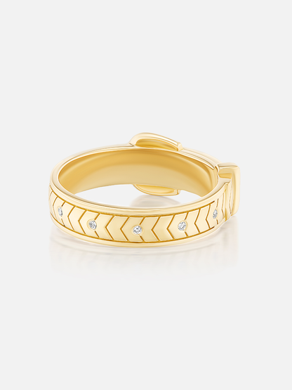 Mini Buckle Stacking Ring