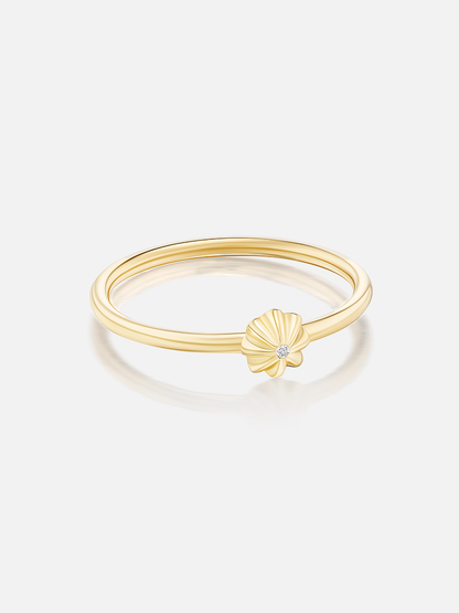 Tiny Concho Ring Diamond