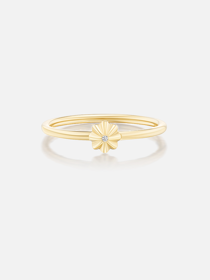 Tiny Concho Ring Diamond