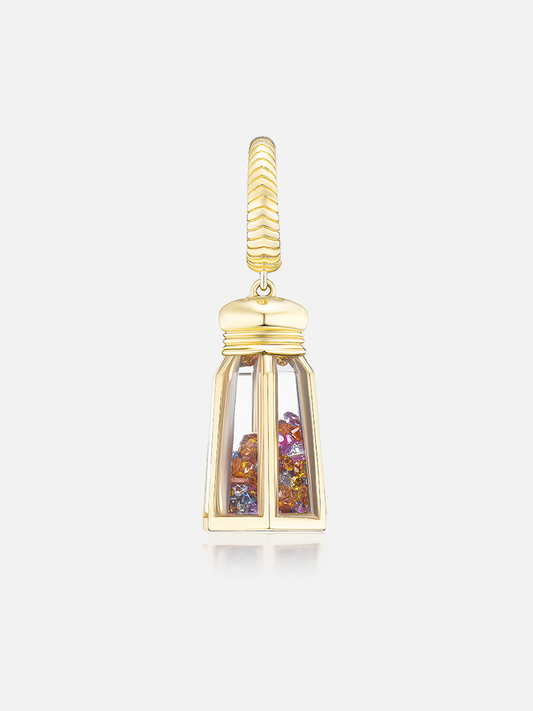 Mini Lucky Salt Shaker Pendant Charm