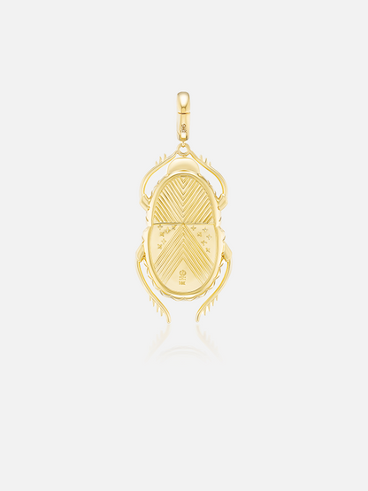 Major Scarab Pendant Opal & Chalcedony