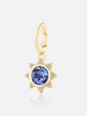 Supernova Sun Charm Tanzanite