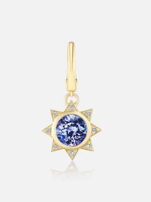 Supernova Sun Charm Tanzanite