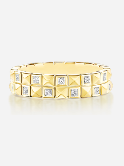 Checkerboard Ring Double