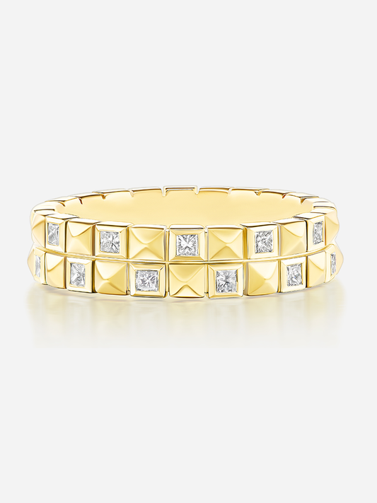 Checkerboard Ring Double