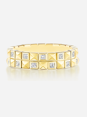 Checkerboard Ring Double