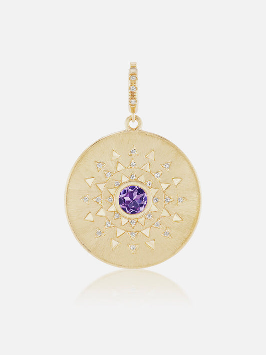 Major Sun Sign Medallion Pendant