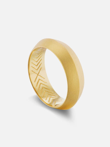 Buy quality Ladies 22K Gold Band Plain Ring -LPR96 in Ahmedabad